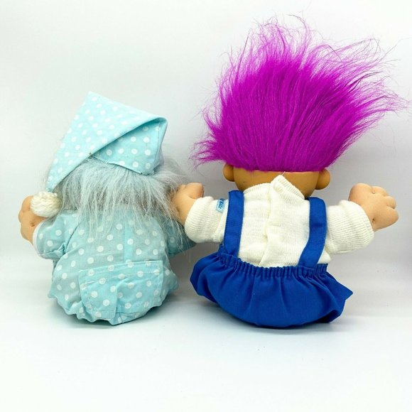 Rare-Troll Kidz Russ Berrie-Boy & Spanky Doll - Picture 4 of 7